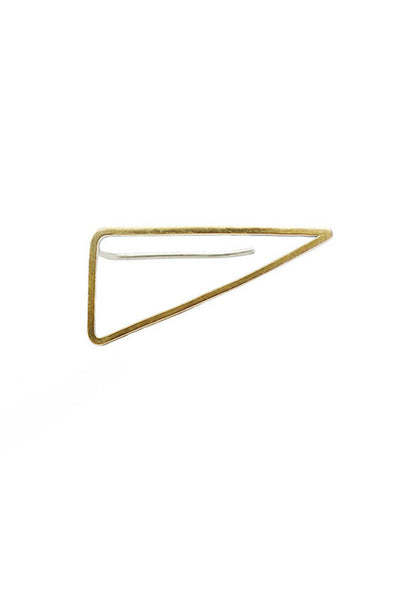 Right Triangle Ear Pin